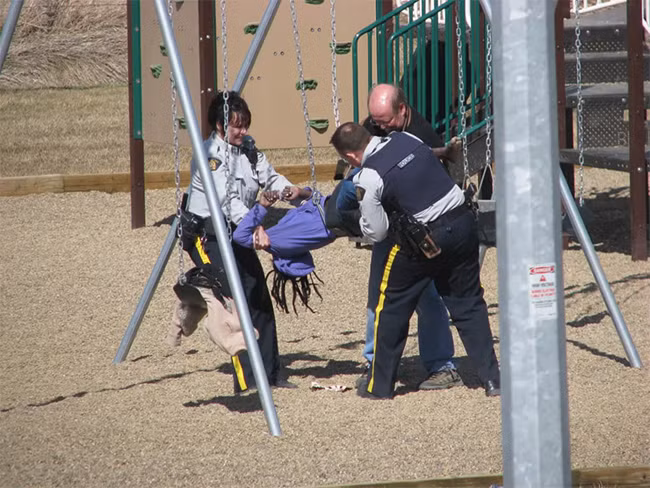 Muốn nghịch thì cũng phải chọn chỗ phù hợp lứa tuổi nhé.