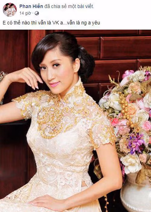 Khi than thở già đi vài tuổi, Khánh Thi lập tức được chồng an ủi: "Vẫn xinh hơn anh" hay "Em có thể nào thì vẫn là vợ anh, vẫn là người anh yêu".