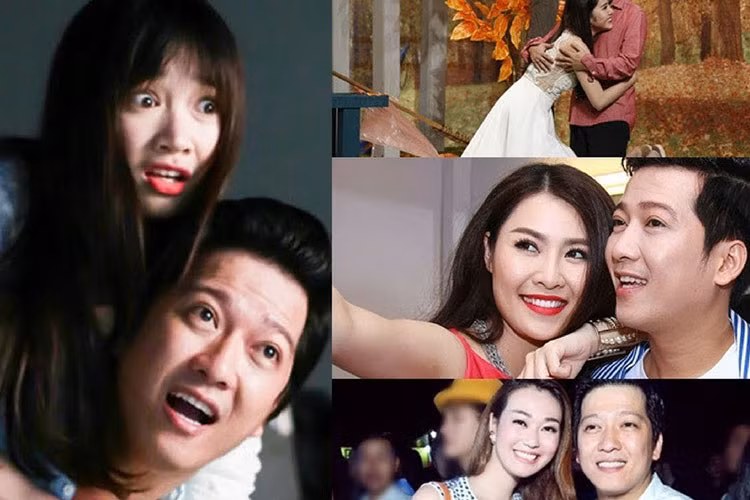 Cũng trong năm 2018, Trường Giang liên tục bị Nam Em, Quế Vân, Khánh My tố lăng nhăng, bắt cá hai tay khiến hình ảnh của anh bị xuống dốc trầm trọng. Chỉ đến khi Trường Giang cưới Nhã Phương, lùm xùm tình cảm của anh mới lắng xuống. Ảnh: Youtube