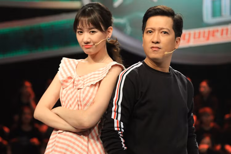 Mới đây, Trường Giang tiếp tục trở thành tâm điểm bởi chê Hari Won nói khó nghe, nói cô làm ít mà được lương cao, thậm chí liên tục đòi đổi MC trong chương trình cả hai cùng dẫn. Có lẽ vì bị tổn thương nên Hari Won đã bỏ quay. Ảnh: Yan