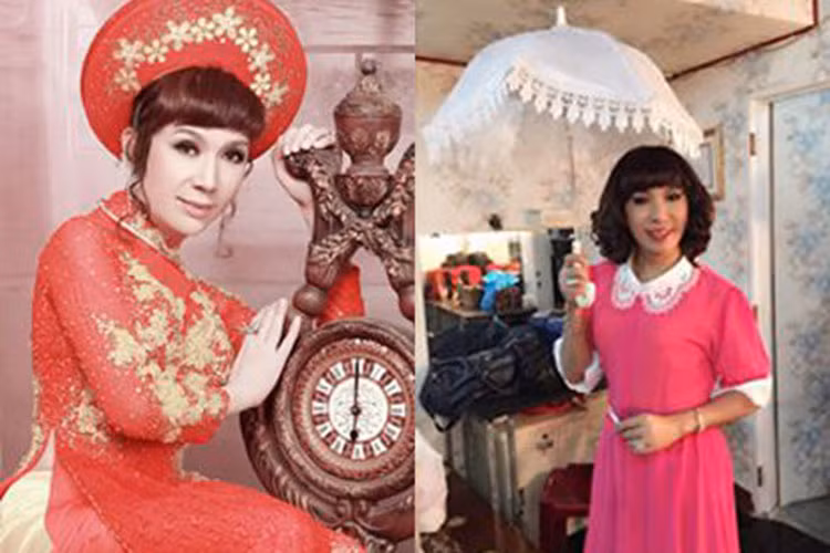 Nam ca sĩ Long Nhật từng chia sẻ các con của anh ủng hộ, cổ vũ mỗi khi anh đóng vai con gái. Ảnh: Cảnh sát toàn cầu