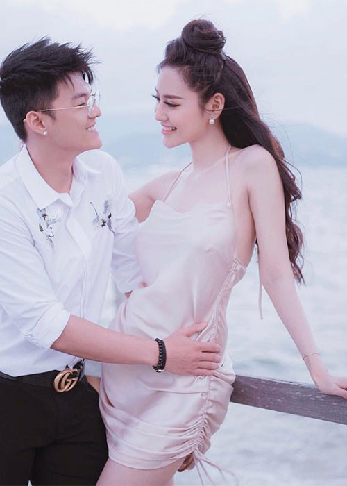 Linh Chi hiện hạnh phúc bên Lâm Vinh Hải - nam vũ công từng qua một lần đò và có một cô con gái riêng.