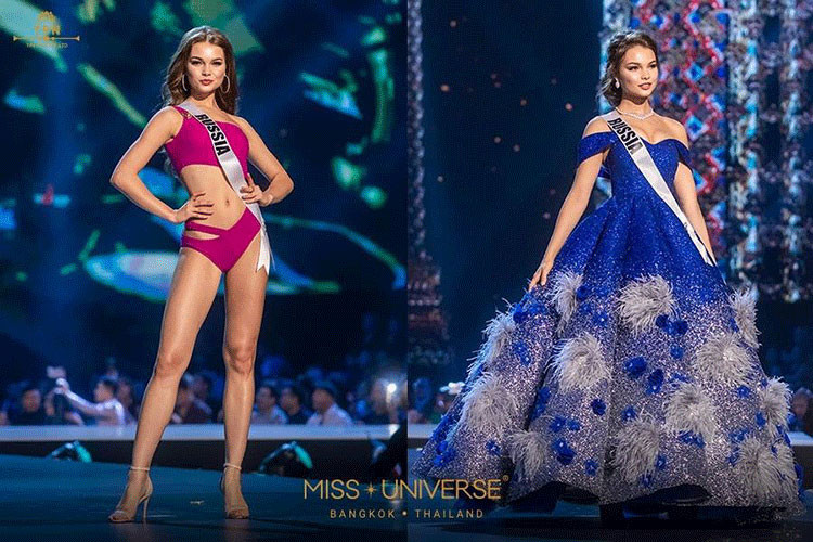 Nụ cười rạng rỡ, thần thái tự tin, vóc dáng quyến rũ là những thế mạnh của đại diện Nga - Yuliya Polyachihina.