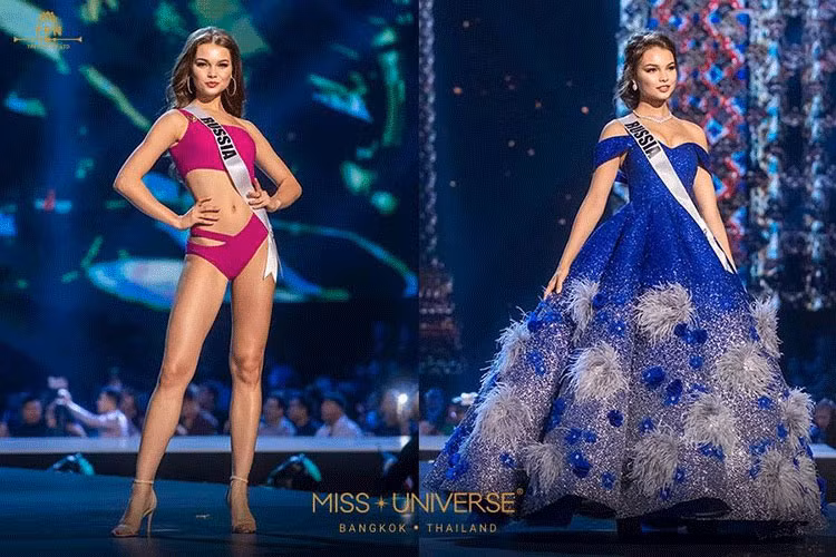 Nụ cười rạng rỡ, thần thái tự tin, vóc dáng quyến rũ là những thế mạnh của đại diện Nga - Yuliya Polyachihina.