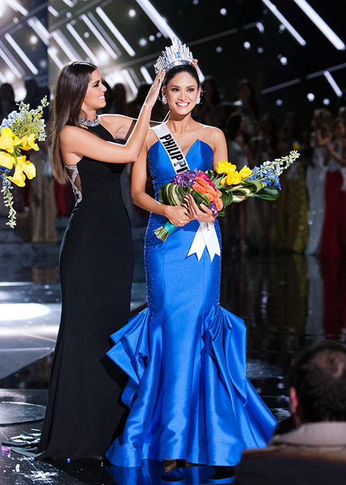 Trước Hoa hậu Catriona Gray, đã có 3 mỹ nhân Philippines giành vương miện Hoa hậu Hoàn vũ Thế giới. Một trong số đó là Pia Wurtzbach.