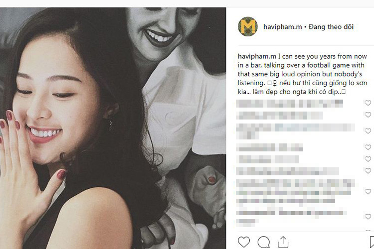 Thời gian qua, Hạ Vi trở nên vô cùng im ắng. Thi thoảng, cô mới cập nhật trang cá nhân Instagram.