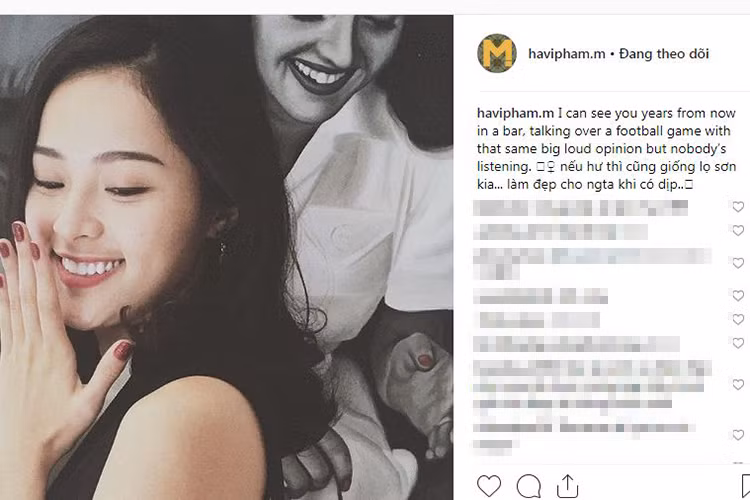 Thời gian qua, Hạ Vi trở nên vô cùng im ắng. Thi thoảng, cô mới cập nhật trang cá nhân Instagram.