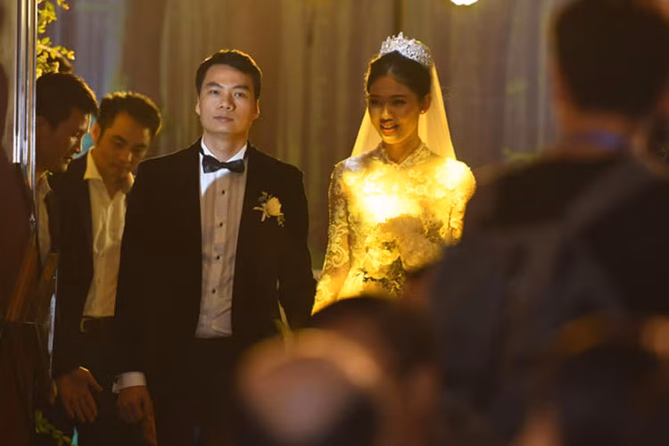 Trước đám cưới, Thanh Tú và doanh nhân Thành Phương đã có một năm hẹn hò. Ảnh: Dân Việt