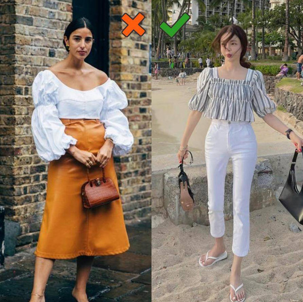 Thực tế, điểm nhấn của váy áo “cô gái vắt sữa” là độ ôm sát, tôn lên đường cong cơ thể. Vậy nhưng, một số thiết kế được may dáng rộng, phần trên không có độ ôm. Điều này khiến người mặc dễ lộ khuyết điểm vai rộng, lưng dày. Đặc biệt, những cô gái có thân hình mập mạp nên tránh xa loại váy áo trên. Nó dễ khiến người mặc trông to hơn gấp đôi bình thường.