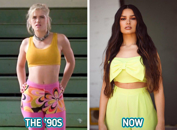 Trang phục màu neon là một trong những món đồ không thể thiếu của những người sành mốt thập niên 90. Sau thời gian dài vắng bóng, trang phục màu neon bất ngờ được yêu thích trở lại. Tuy nhiên, màu sắc này rất kén người mặc nên hầu hết được may đồ bơi, áo tập.