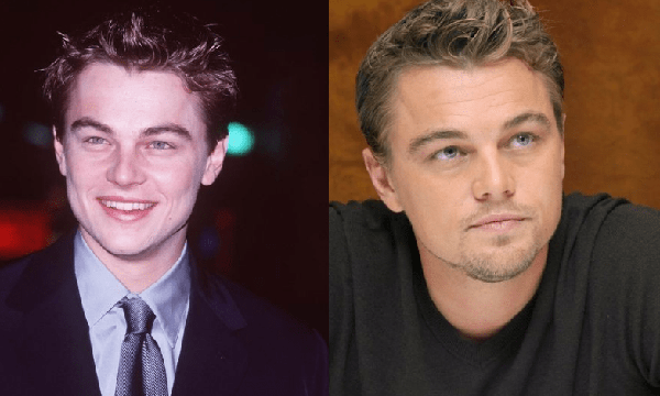 Không chỉ ở phụ nữ, xương gò má nam giới cũng có xu hướng mở rộng theo thời gian. Trong hình, nam diễn viên Leonardo DiCaprio khi còn trẻ trông vô cùng điển trai. Khi có tuổi hơn, phần xương gò má mở rộng khiến gương mặt không còn cuốn hút.