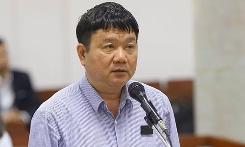 Bị cáo Đinh La Thăng. Ảnh: TTXVN.