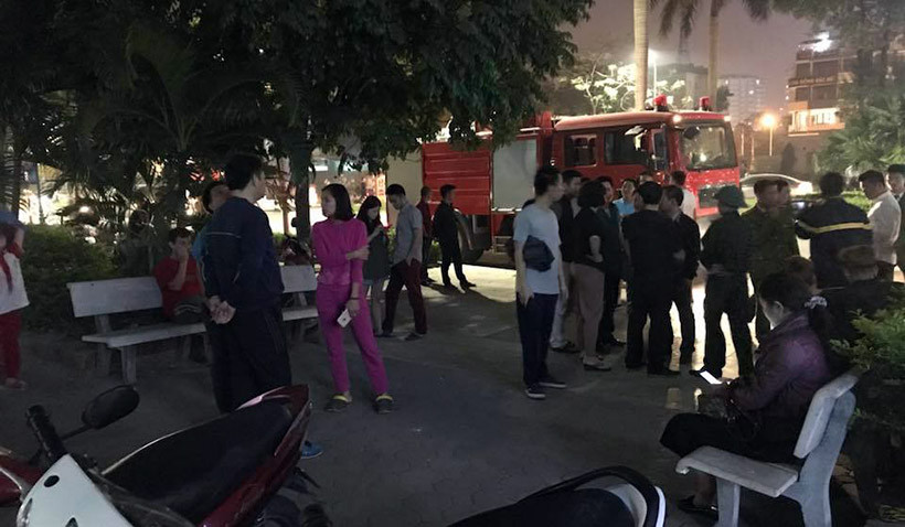 Tại thời điểm xảy ra cháy chung cư, nhiều người dân sống tại khu vực chung cư bốc cháy nghe đang ngủ, nghe thấy báo động liền hô hoán nhau chạy tán loạn.