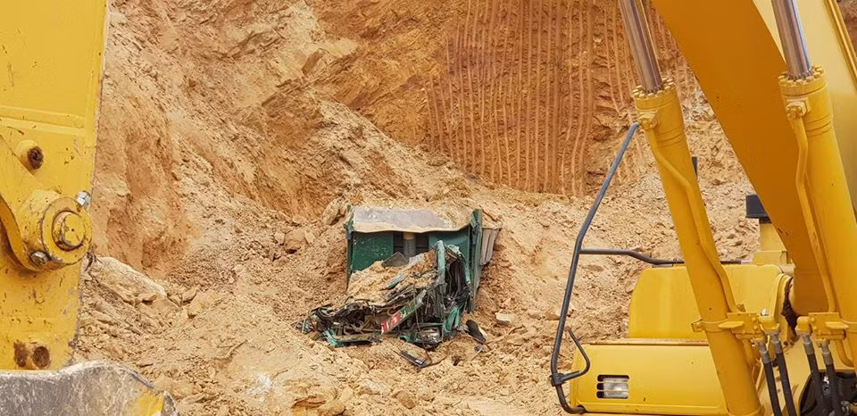 Hiện trường xảy ra vụ việc.