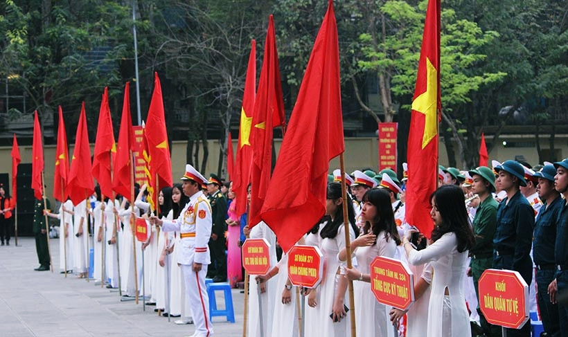 Sáng ngày 5/3, tại khuôn viên di tích Gò Đống Đa, TP Hà Nội đã diễn ra Lễ Giao nhận quân năm 2018.