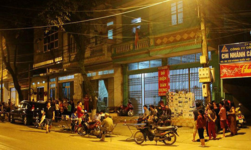 Hiện trường vụ việc.