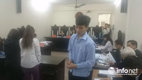 Bị cáo Hoàng Văn Tuấn.