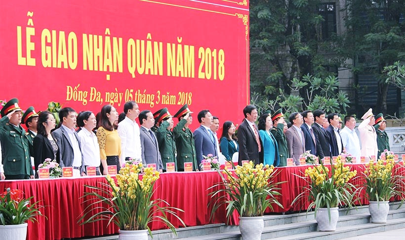 Tham dự buổi lễ có bà Ngô Thị Thanh Hằng – Phó Bí thư thường trực Thành ủy Hà Nội; Thiếu tướng Đỗ Thái Sơn – Phó Tư lệnh, Bộ Tư lệnh Thủ đô Hà Nội cùng với đại diện Bộ quốc phòng, đại diện TP Hà Nội, lãnh đạo quận Đống Đa…