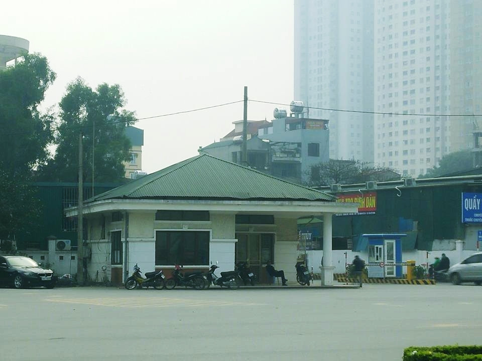 Khu nhà bảo vệ, nơi anh Phương bị nhốt và bị hành hung.