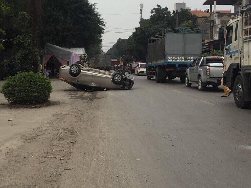 Hiện trường vụ tai nạn.