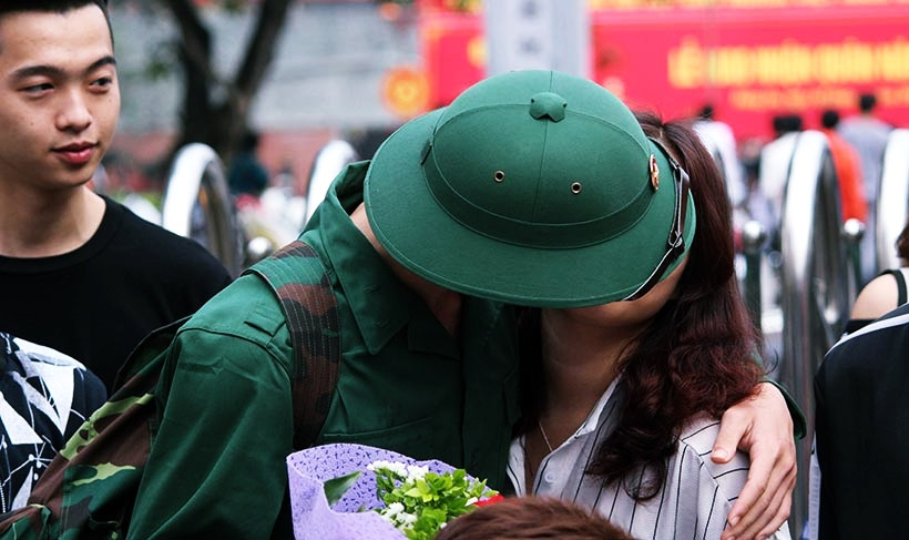 Nụ hôn cháy bỏng.