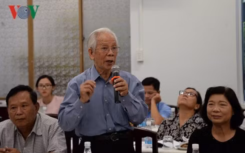 Phó Giáo sư – Tiến sỹ Nguyễn Lê Ninh, ủy viên Hội đồng tư vấn khoa học – kỹ thuật – môi trường thuộc Ủy ban Mặt trận Tổ quốc Việt Nam TPHCM.