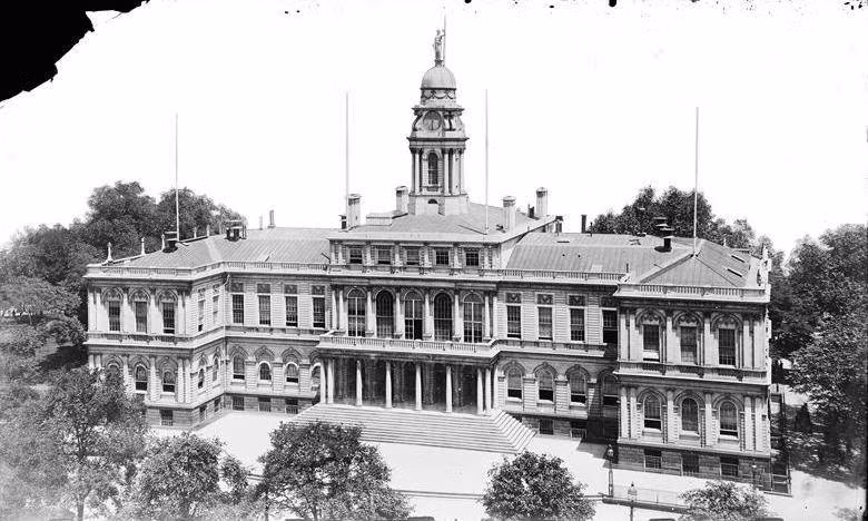 Tòa thị chính ở Thành phố New York trong bức ảnh chụp năm 1893. Ảnh: ATI.