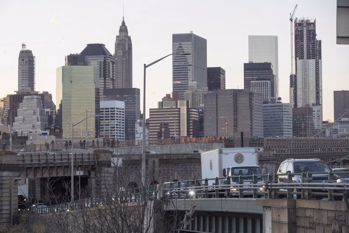 Người tham gia giao thông cũng phải kiên nhẫn khi di chuyển trên đường phố New York của nước Mỹ. Ảnh: BI.