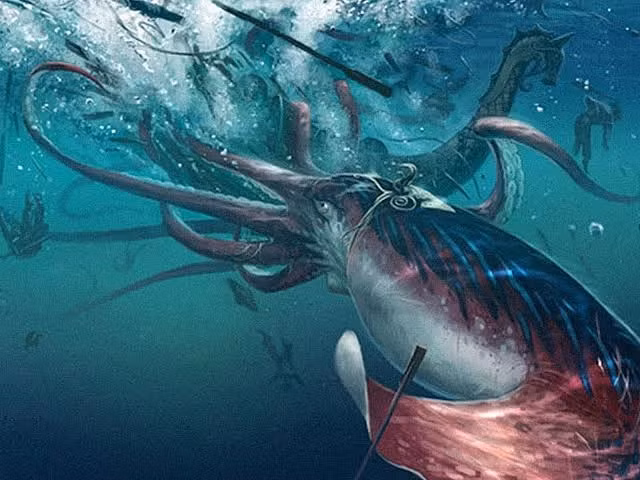 Là một trong những quái vật đại dương thời cổ đại, Tusoteuthis sở hữu mười xúc tu dài có thể siết chặt con mồi, khiến chúng bất động và ngạt thở đến chết.