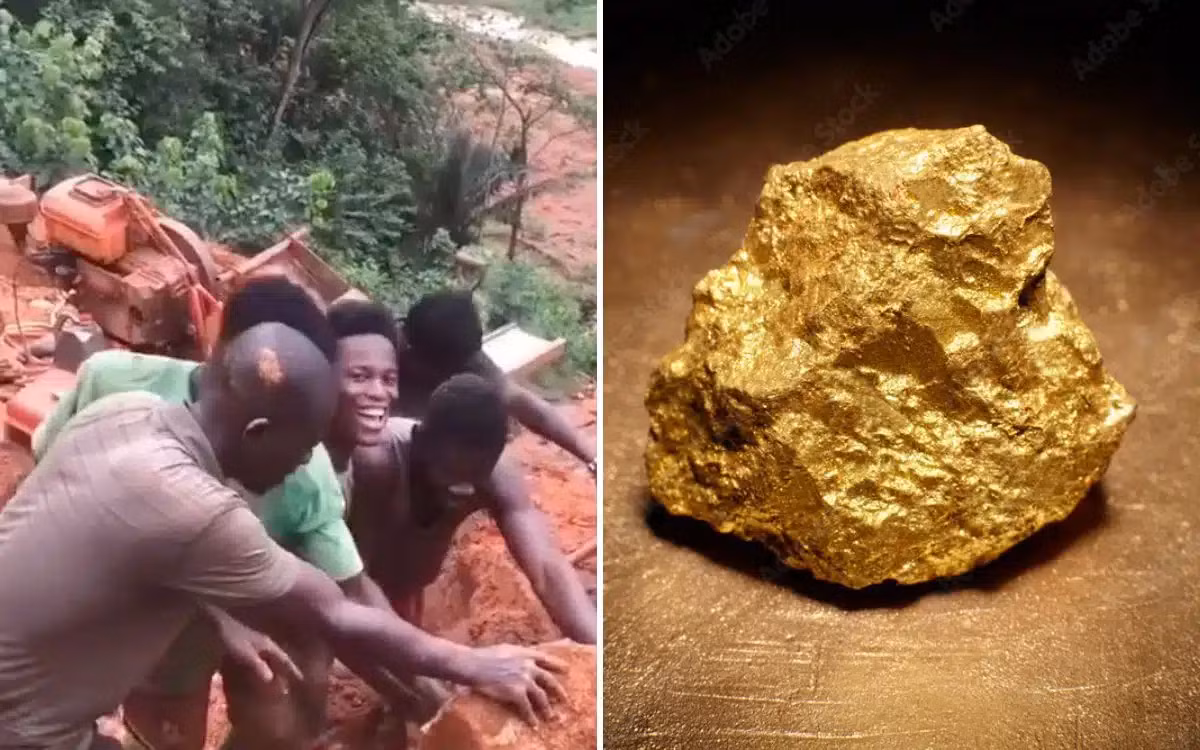 Nhóm thợ mỏ vui mừng, chụp nhiều bức ảnh và video với kho báu này. Thông tin trên đã thu hút sự quan tâm của nhiều người.