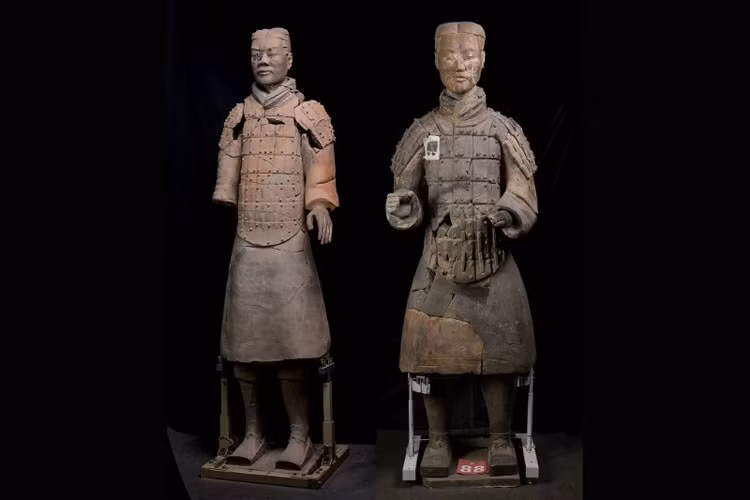 Mỗi bức tượng đều riêng biệt và có mã nhận dạng riêng.