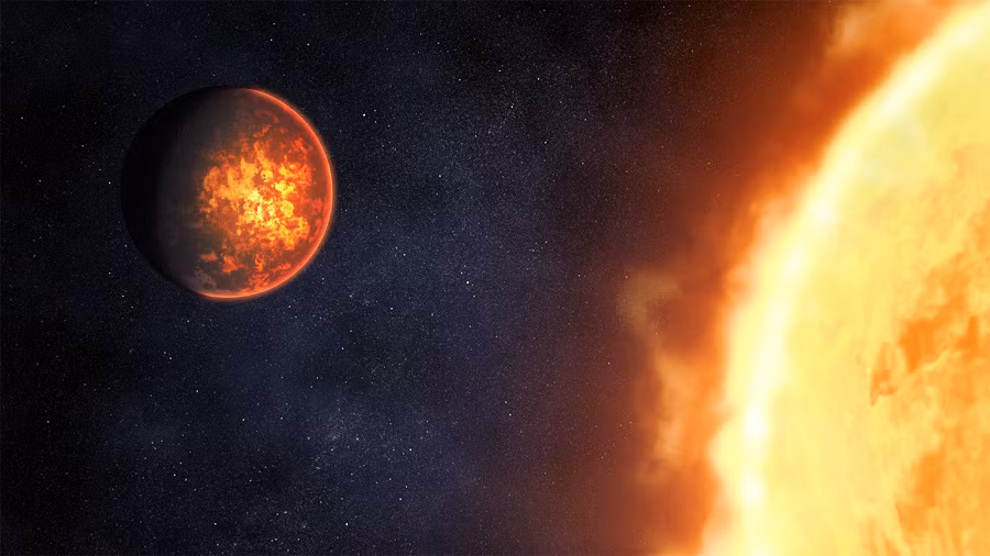 Các quan sát về ánh sáng hồng ngoại từ hành tinh đã cho thấy phía ban ngày của hành tinh có nhiệt độ cực kỳ cao, lên đến 2.427 độ C, trong khi phía ban đêm vẫn rất nóng, khoảng 1.127 độ C.