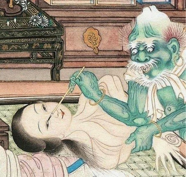 Điều đặc biệt về bức tranh này là khi phóng to lên, nó gây ra sự sợ hãi đối với người xem. Nhiều người trên mạng xã hội Weibo cho biết họ cảm thấy "sởn da gà" khi phóng to tranh lên ở kích thước 300% để nhìn vào nụ cười ma quỷ và vô hồn của bức da thiếu nữ trên bàn, toàn bộ màu sắc của bức tranh cũng rất u ám và đáng sợ.