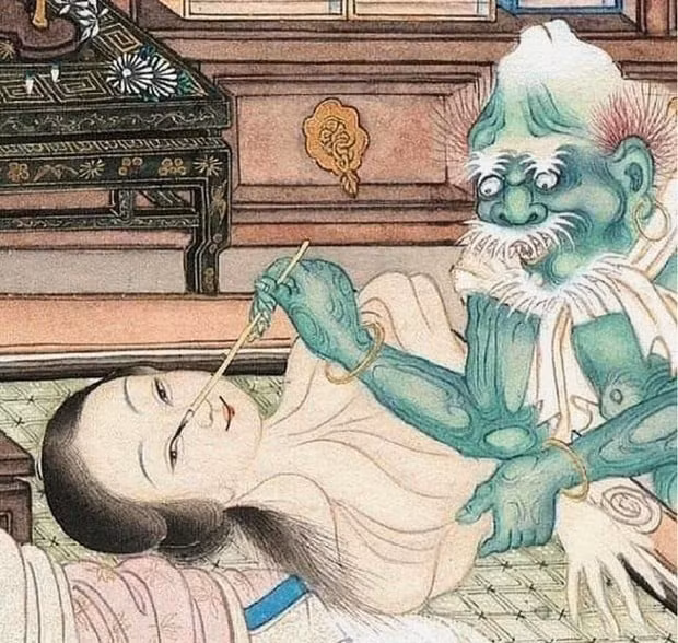 Điều đặc biệt về bức tranh này là khi phóng to lên, nó gây ra sự sợ hãi đối với người xem. Nhiều người trên mạng xã hội Weibo cho biết họ cảm thấy "sởn da gà" khi phóng to tranh lên ở kích thước 300% để nhìn vào nụ cười ma quỷ và vô hồn của bức da thiếu nữ trên bàn, toàn bộ màu sắc của bức tranh cũng rất u ám và đáng sợ.