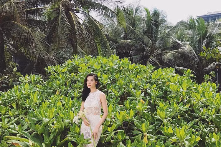 Hoa hậu Việt Nam 2008 Thùy Dung chia sẻ: “Đà Nẵng - quê hương thân yêu, nơi sinh ra tôi”.