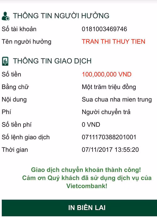 Thủy Tiên quyên góp 100 triệu đồng ủng hộ bà con vùng lũ.