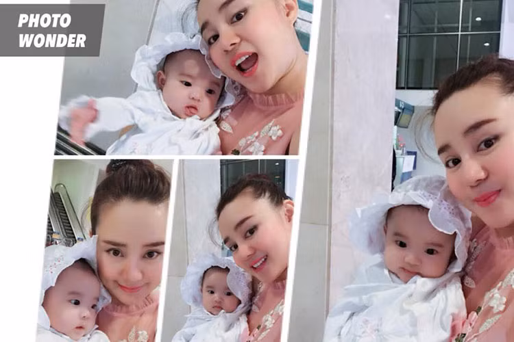 Vy Oanh khoe những khoảnh khắc đáng yêu của con gái.