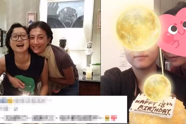 Trước khi nhắn tin hứa trả lại đồ cho mẹ và giữ liên lạc, Ngô Trác Lâm đã về nhà đón sinh nhật lần thứ 18 của mình bên mẹ. Ảnh: Sina