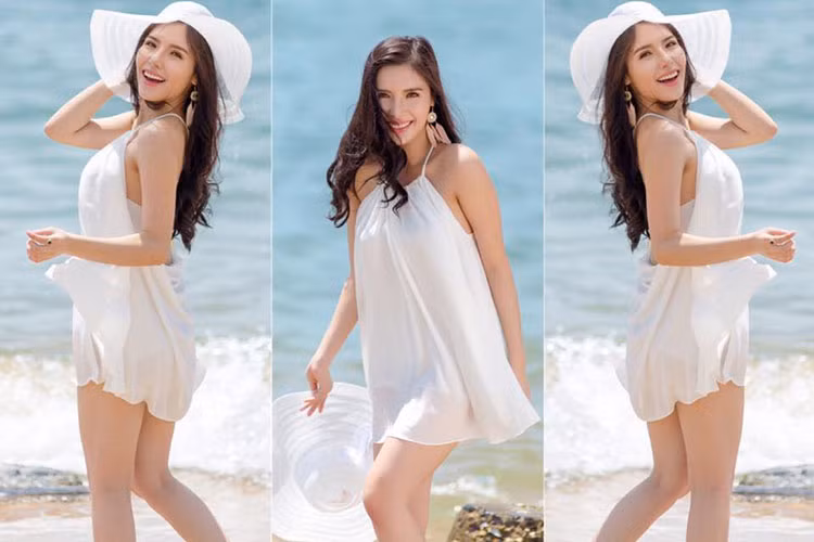 Ngoài học tập, người đẹp sinh năm 1995 còn thường xuyên xuất hiện trong các bộ ảnh được giới trẻ quan tâm.