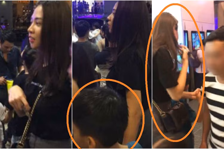 Tháng 10/2017, cộng đồng mạng chia sẻ một clip Đàm Thu Trang dắt tay bé Subeo đi chơi Trung thu trong một trung tâm thương mại. Ảnh: Dân Việt