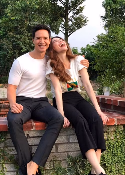 Ở bên Kim Lý, Hồ Ngọc Hà luôn rạng ngời hạnh phúc. Từ khi dính tin đồn hẹn hò, chuyện tình cảm của hai người được fans hết mực ủng hộ. Ảnh: Dân Việt