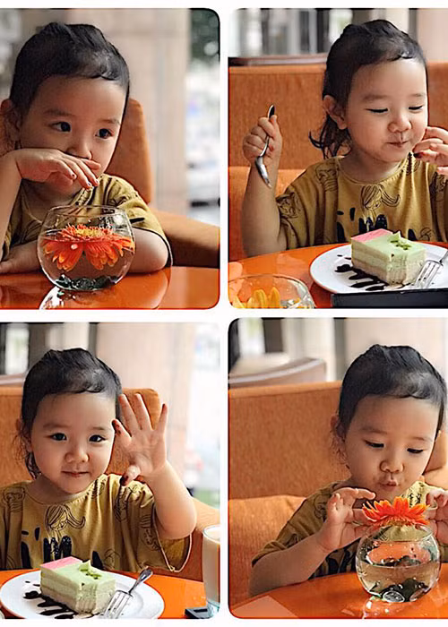 Khoảnh khắc đáng yêu của con gái Trang Nhung qua ống kính của mẹ.