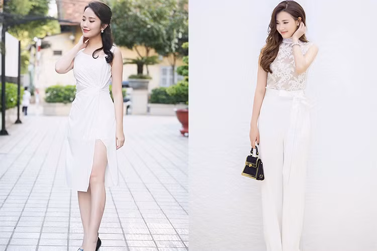  Midu và Trương Minh Xuân Thảo đều sở hữu gương mặt thanh thoát, vóc dáng mảnh mai. Ngoài ra, phong cách thời trang của 2 hot girl này cũng được đánh giá cao.