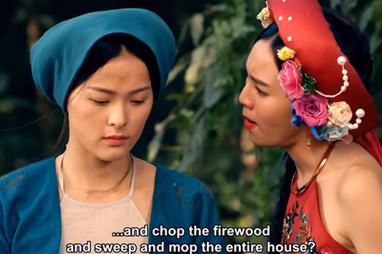 Năm 2016, dù đóng vai phụ Cám trong “Tấm Cám: Chuyện chưa kể” nhưng Lan Ngọc lại là diễn viên hot nhất của bộ phim điện ảnh này. Ảnh: Một thế giới