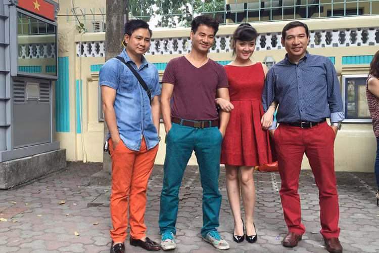 Dàn danh hài đất Bắc hội ngộ: Vân Dung, Tự Long, Xuân Bắc và Quang Thắng.