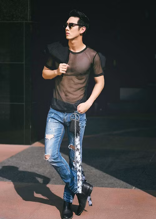 Trong những năm gần đây, Song Luân xây dựng cho mình hình ảnh nam tính. Ảnh: FBNV