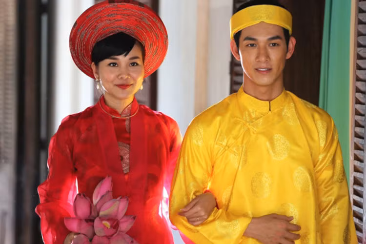 Bộ phim "Mẹ chồng" chưa lên sóng nhưng đã gây chú ý. Đóng vai cặp vợ chồng Ba Trân trong phim là Song Luân - Thanh Hằng. Ảnh: Saostar