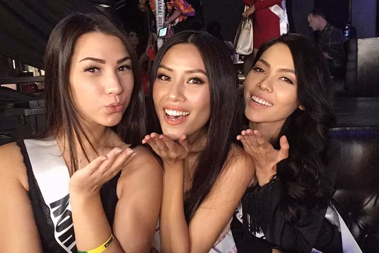 Kaja Caroline Kojan là người gốc Việt, có bố là người Việt Nam, mẹ là người Na Uy. Kaja vừa kêu gọi fans ủng hộ cô và Nguyễn Thị Loan. Ảnh: FBNV