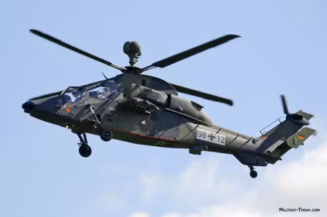 Tên lửa không-đối-không Mistral được trang bị cho Eurocopter Tiger có thể tiêu diệt cả máy bay chiến đấu, máy bay tiêm kích của đối phương. (Ảnh: military-today)