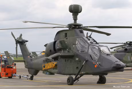 Nó chỉ có thể đạt tốc độ tối đa 315 km/h (khi không mang vũ khí), kém xa trực thăng Apache của Mỹ (365 km/h) hay Mi-28 (324 km/h) và Ka-50 (390 km/h) của Nga. (Ảnh: military-today)